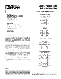 Click here to download AD8541ART-R2 Datasheet