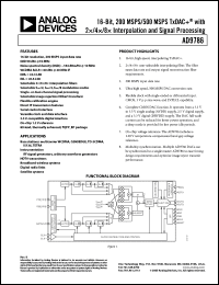 Click here to download AD9786BSVZRL Datasheet