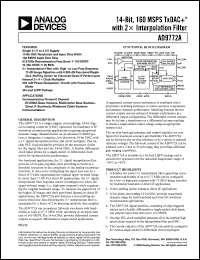 Click here to download AD9772AASTZRL Datasheet