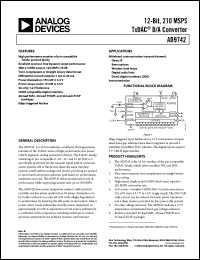 Click here to download AD9742ACPZRL7 Datasheet