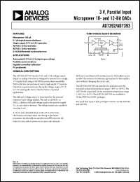 Click here to download AD7392ARZ Datasheet