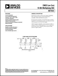 Click here to download AD7533KPZ Datasheet