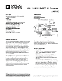 Click here to download AD9748ACPZ Datasheet