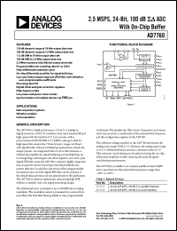 Click here to download EVAL-AD7760EB Datasheet
