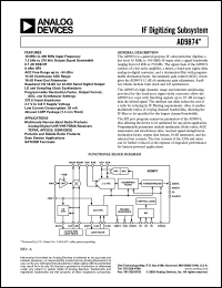 Click here to download AD9874ABSTRL Datasheet