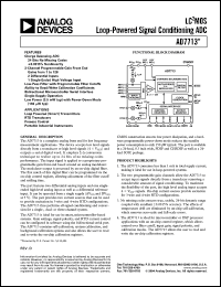 Click here to download AD7713ANZ Datasheet