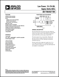 Click here to download AD7788ARMZ-REEL Datasheet