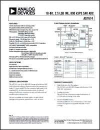Click here to download AD7674ACPRL Datasheet
