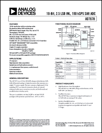 Click here to download AD7678ACPZRL Datasheet