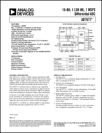 Click here to download AD7677ACPRL Datasheet
