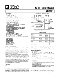 Click here to download AD7671ASTRL Datasheet