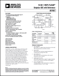 Click here to download AD7667ASTZRL Datasheet