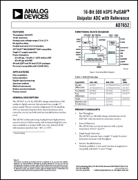 Click here to download AD7652AST Datasheet