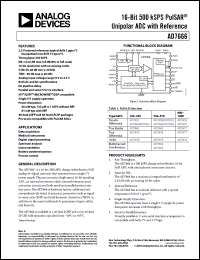 Click here to download AD7666ACP Datasheet