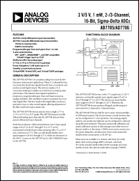 Click here to download AD7706BR-REEL Datasheet