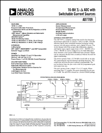 Click here to download AD7709BRUZ Datasheet