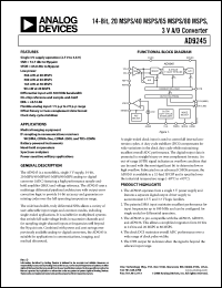 Click here to download AD9245BCP-20 Datasheet