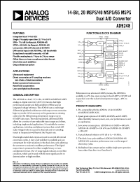 Click here to download AD9248BCP-20 Datasheet