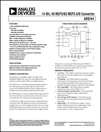 Click here to download AD9244BSTRL-40 Datasheet