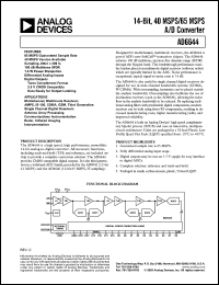 Click here to download AD6644ASTZ-40 Datasheet