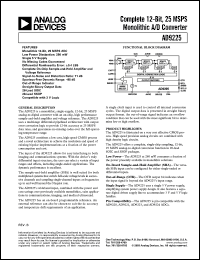 Click here to download AD9225ARRL Datasheet