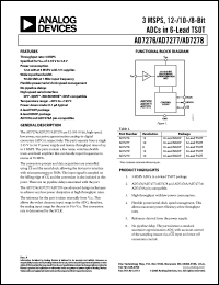 Click here to download AD7276BUJZ-500RL7 Datasheet