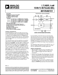 Click here to download AD7472BR-REEL7 Datasheet