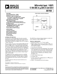 Click here to download AD7450ARZ-REEL Datasheet