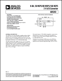 Click here to download AD9283BRS-RL100 Datasheet