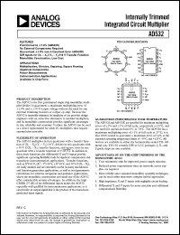 Click here to download AD532KHZ Datasheet