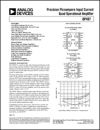 Click here to download OP497FY Datasheet