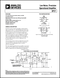 Click here to download OP27BJ/883C Datasheet