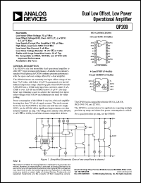 Click here to download OP200GPZ Datasheet