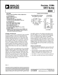 Click here to download AD845JNZ Datasheet