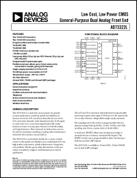 Click here to download AD73322LYRUZ Datasheet