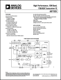 Click here to download ADF7020BCPZ-RL Datasheet