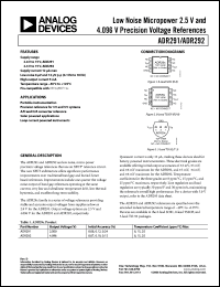 Click here to download ADR291FRZ-REEL Datasheet
