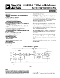 Click here to download ADN2811ACPZ-CML Datasheet