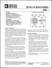 Click here to download AD834JRZ-RL Datasheet