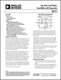 Click here to download AD737JRZ Datasheet