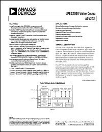 Click here to download ADV202BBCZ-135 Datasheet