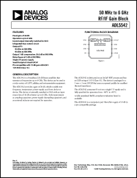 Click here to download ADL5542ACPZ-R7 Datasheet