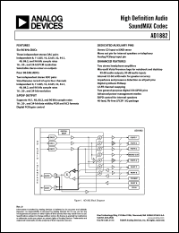 Click here to download AD1882JCPZ Datasheet