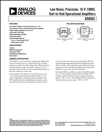 Click here to download AD8663ACPZ-R2 Datasheet