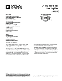 Click here to download AD8646ARMZ-R2 Datasheet