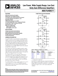 Click here to download AD8276BRZ Datasheet