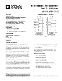 Click here to download ADG791ABCPZ-500RL7 Datasheet