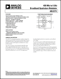 Click here to download ADL5375-05ACPZ-WP1 Datasheet