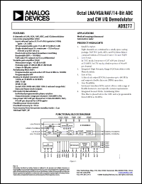 Click here to download AD9277-50EBZ Datasheet