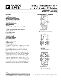 Click here to download ADG1634 Datasheet